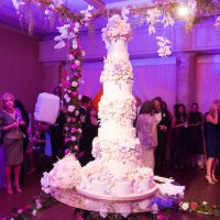 Tall wedding cake - Ace Cuervo Photography