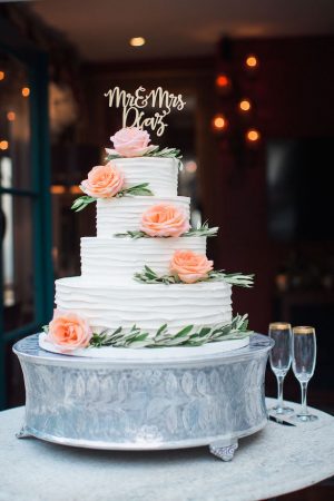Tall wedding cake - Kiel Rucker Photography