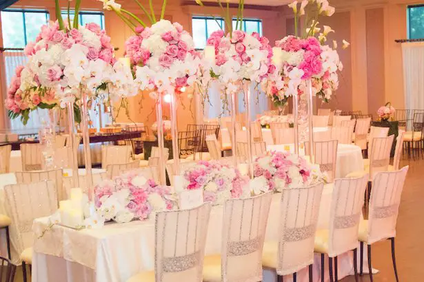 Tall wedding centerpieces - Ace Cuervo Photography