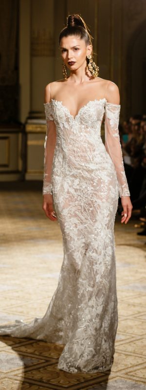 Wedding Dress by BERTA Spring 2018 runway show