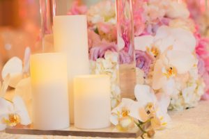 Wedding candle centerpiece - Ace Cuervo Photography