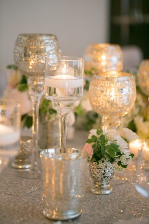Wedding candle decor - Erin Johnson Photography