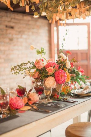 Colorful Wedding Tablescape - Gideon Photography