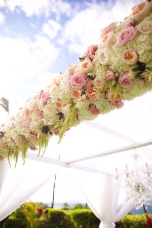 Wedding ceremony flowers - Anna Kim Photography