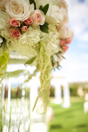 Wedding ceremony roses - Anna Kim Photography