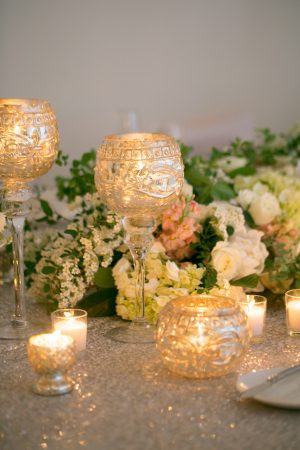 Candle Wedding Centerpiece - Erin Johnson Photography