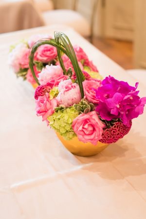 Wedding floral centerpiece - Ace Cuervo Photography