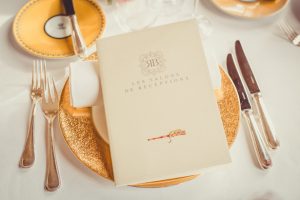 Wedding menu - Pierre Paris Photography