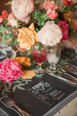 Wedding menu ideas - Gideon Photography