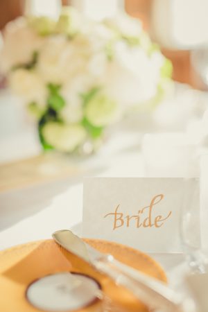 Wedding place card - Pierre Paris Photography