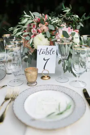 Wedding table number - Kiel Rucker Photography