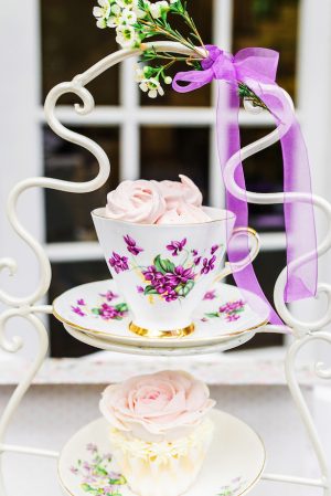 Wedding vintage cup - L'estelle Photography