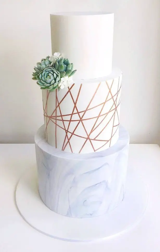 Marble Wedding Cakes - Ivy and Stone Cake Design