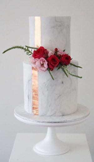 Marble Wedding Cakes - Cake by Sweet Bakes
