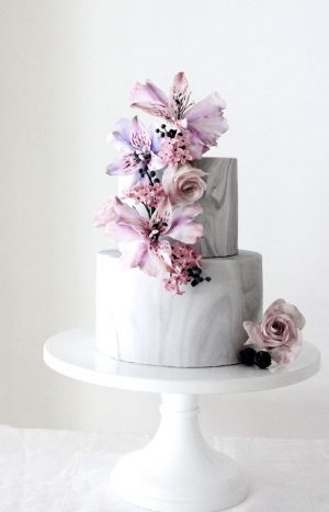 Marble Wedding Cakes - Winifred Kristé Cake