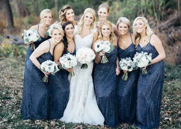 Navy Blue Bridesmaid Dresses - The Waldron Photography Co