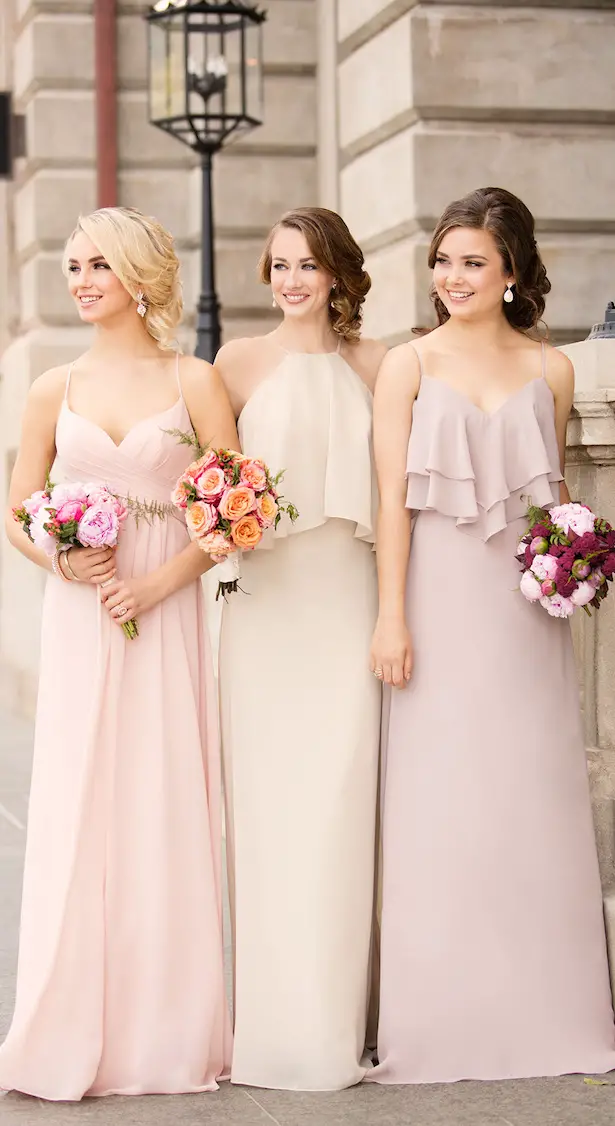 Mix and Match Neutral Bridesmaid Dresses by Storella Vita
