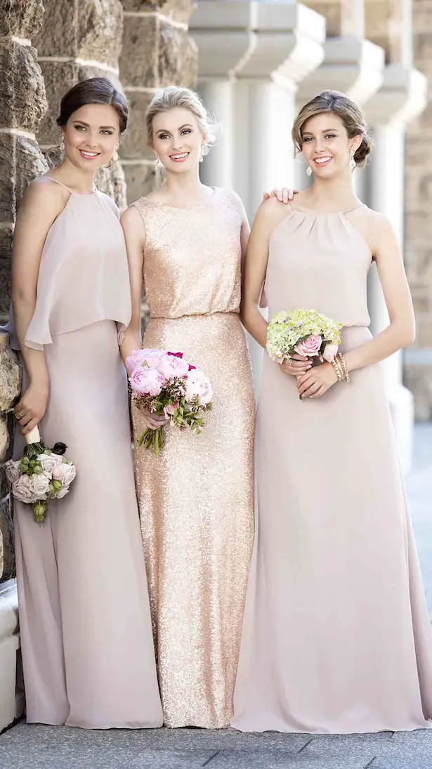 Mix and Match Neutral Bridesmaid Dresses by Sorella Vita