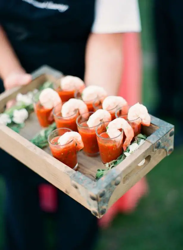 Summer Wedding Food : Shrimp Cocktail - Lauren Kinsey Photography