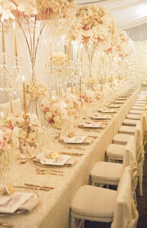 Glamorous Wedding Tablescape - Ted and Li Photography