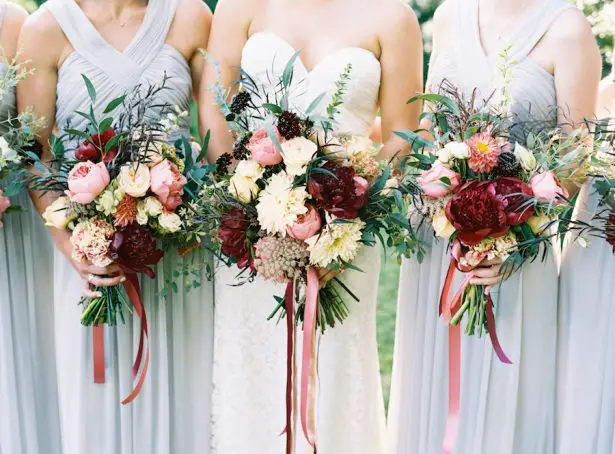 Wedding Peony bouquets - Austin Gros Photography