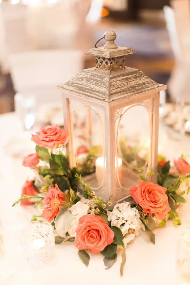 Wedding lanter centerpiece - PSJ Photography