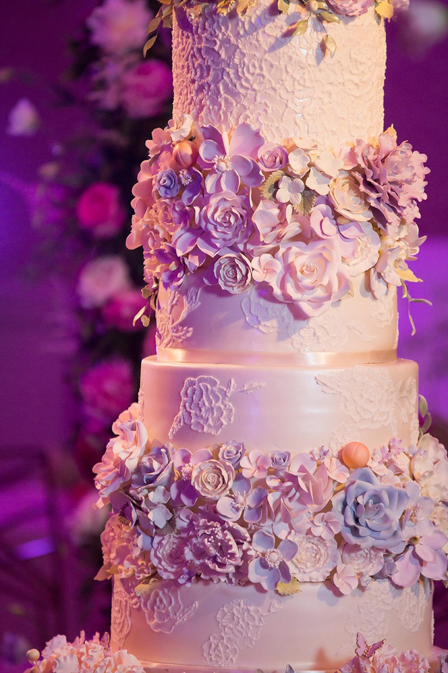 luxury wedding cake- Ace Cuervo Photography