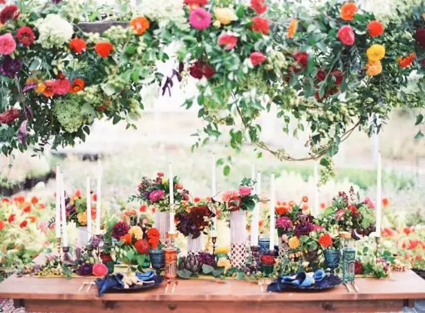 Wedding Installation | Hanging Floral Wedding Decor