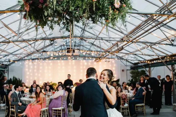 Wedding Installation | Hanging Floral Wedding Chandelier