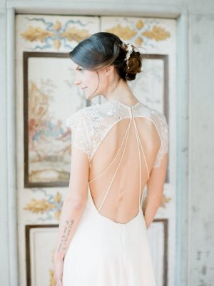 Alexandra Grecco Wedding Dress back - Stella Yang Photography