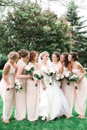 Blush Bridal Party - Lindsay Campbell Photography