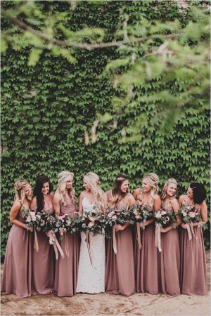 Dusty Rose Wedding Ideas - Bridesmaid Dresses - Ty French Photography
