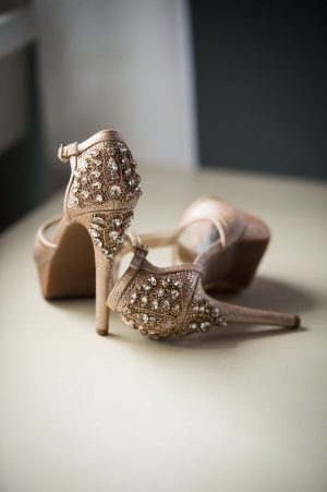 Glamorous Wedding Shoes - Bethany Walter Photography