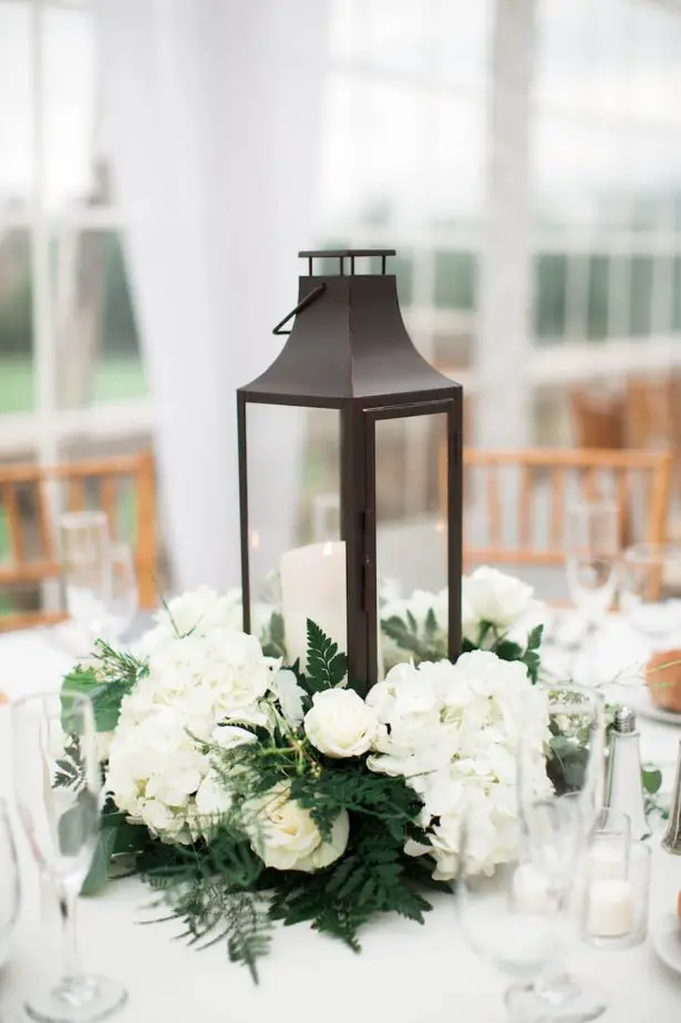 Lantern Wedding Centerpiece - Lindsay Campbell Photography