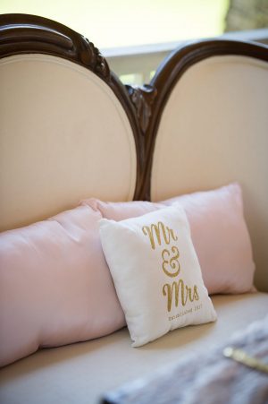 Mr and Mrs pillow - Bethany Walter Photography
