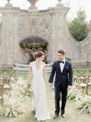 Tuscany inspired wedding Ceremony - Stella Yang Photography