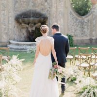 Tuscany inspirinded wedding Ceremony - Stella Yang Photography