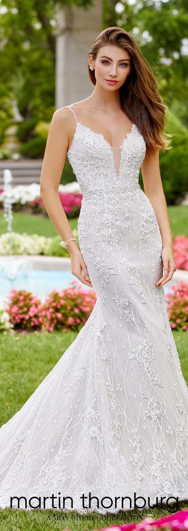 Wedding Dresses by Martin Thornburg, a Mon Cheri Collection - Spring 2018