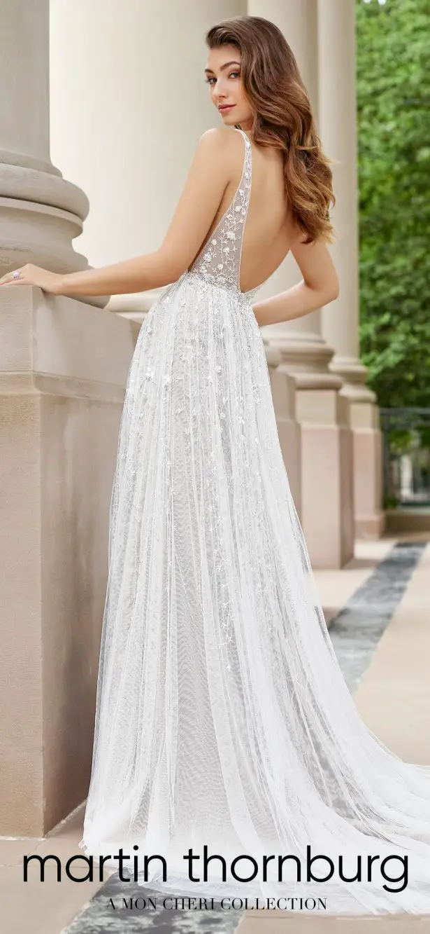 Wedding Dresses by Martin Thornburg, a Mon Cheri Collection - Spring 2018