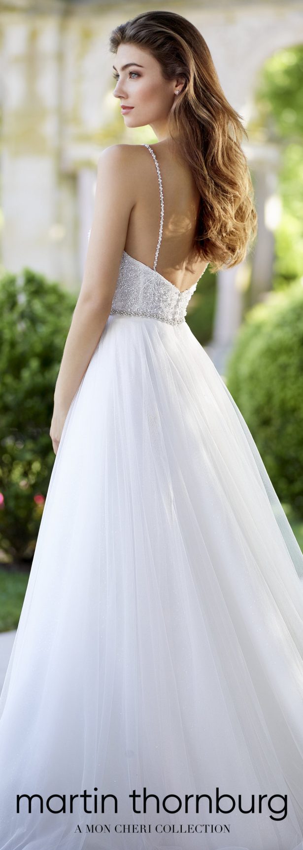 Wedding Dresses by Martin Thornburg, a Mon Cheri Collection - Spring 2018