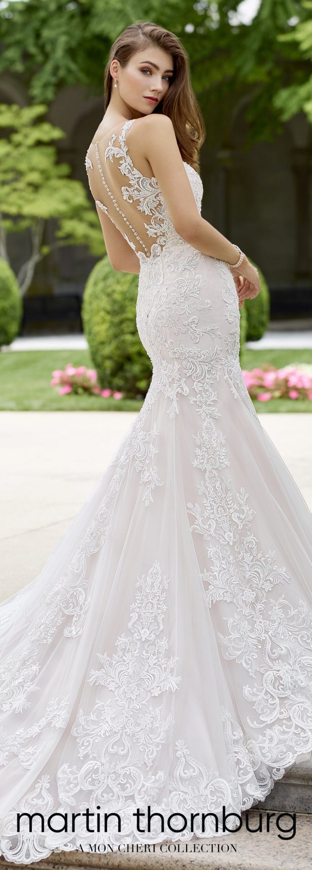 Wedding Dresses by Martin Thornburg, a Mon Cheri Collection - Spring 2018