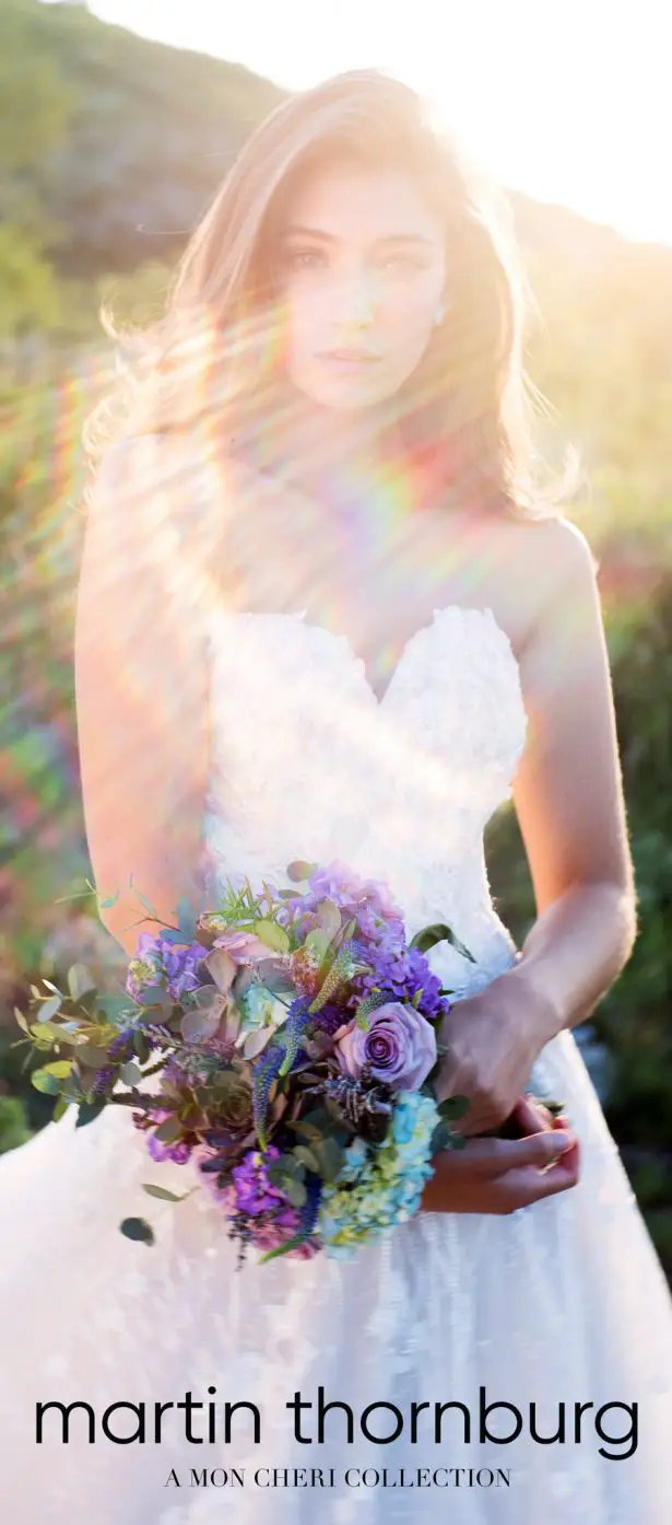 Wedding Dresses by Martin Thornburg, a Mon Cheri Collection - Spring 2018