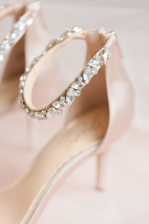 blush wedding shoes - Alicia Lacey Photography