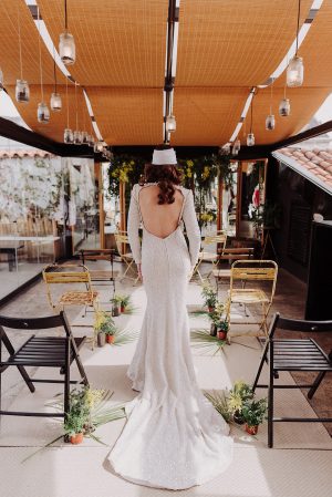 Sophisticated Wedding Dress - Dos de Corazones Photography