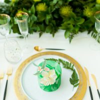 Greenery Wedding Plate Setting - Tom Wang Photography