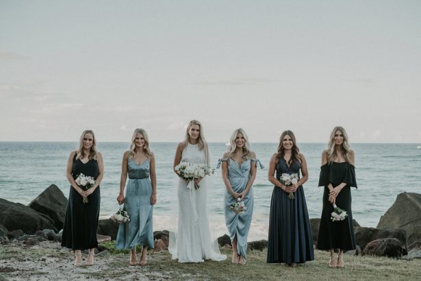Seaside Bridal Party Photo - Lucas & Co Photography