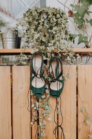 Green Wedding Shoes - Dos de Corazones Photography