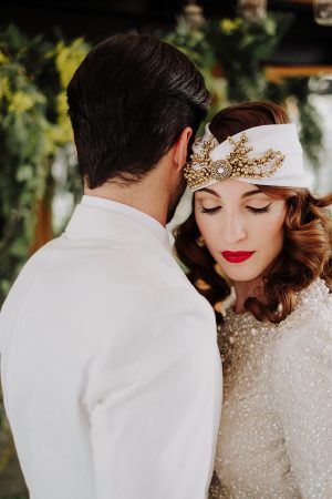 Art Deco Bridal Look - Dos de Corazones Photography