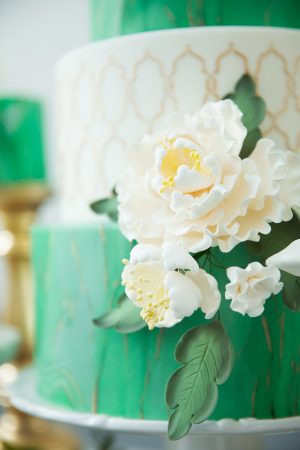 Marble Wedding Cake with Sugar Flowers - Tom Wang PhotographyMarble Sugar Flowers - Tom Wang Photography