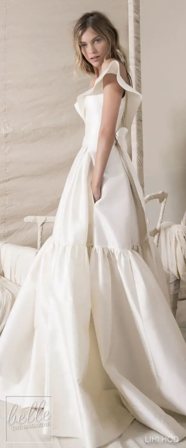 Wedding Dresses by Lihi Hod Fall 2018 Couture Bridal Collection - Buttercup #WddingDress